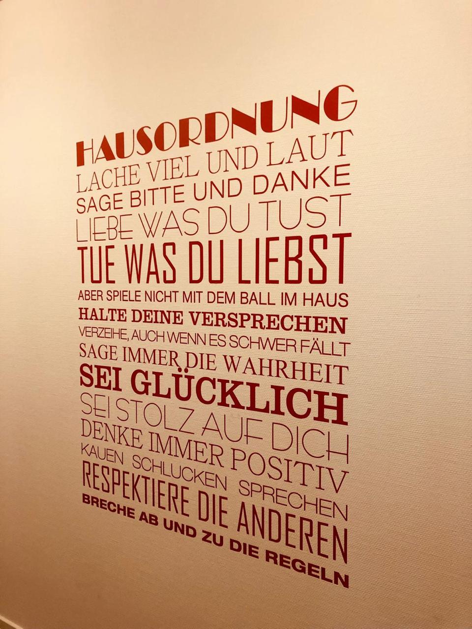 Unsere Hausordnung